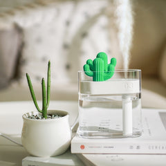 Ultrasonic  Clear Cactus Essential Oil Diffuser