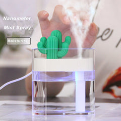 Ultrasonic  Clear Cactus Essential Oil Diffuser